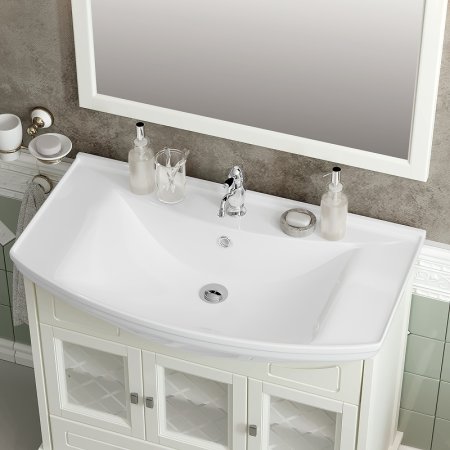 Тумба под раковину Opadiris Омега 85 00-00002824 Слоновая кость 