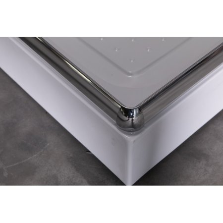Душевой уголок Esbano ESD-8022 с поддоном 100x80 см, профиль хром, стекло рифленое 