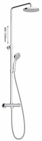 Душевая система Ravak Termo 100 TE 091.00/150 X070058 с термостатом Хром 