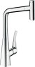Смеситель Hansgrohe Metris Select M71 73803000 для кухонной мойки, хром 