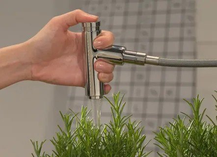 Смеситель Hansgrohe Metris Select M71 73803000 для кухонной мойки, хром 
