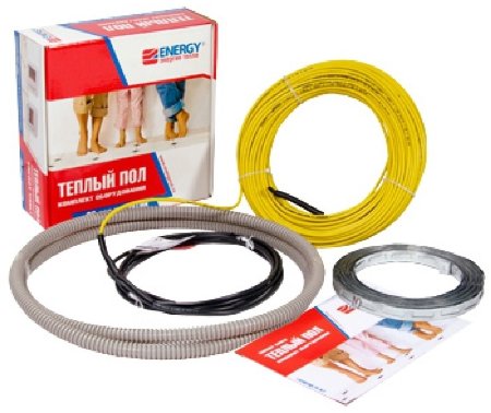 Теплый пол Energy Cable 1500 EFLRCABLE0ADSV01500 с кабелем 