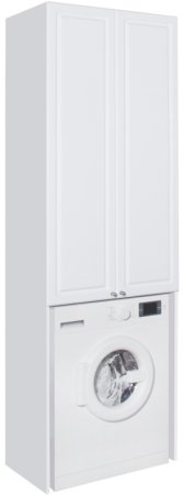 Шкаф пенал Style Line 68 АА00-000060 над стиральной машиной Белый 
