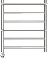 Электрический полотенцесушитель Point Артемида PN14156PE П4 500x600 c 2 полками левый/правый Хром