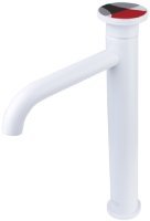 Смеситель для раковины Bronze de Luxe 9008W-R, белый/красный