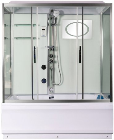 Душевой бокс WeltWasser WW500 Emmer 170/85/55 170х85 10000003926 с гидромассажем 