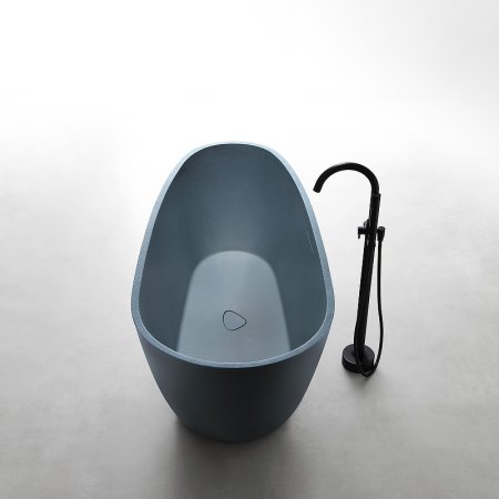 Ванна из искусственного камня Abber Dortmund 170x75 AM9911G Серая без гидромассажа 