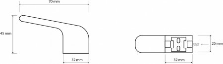 Крючок Bemeta Via 102306172 