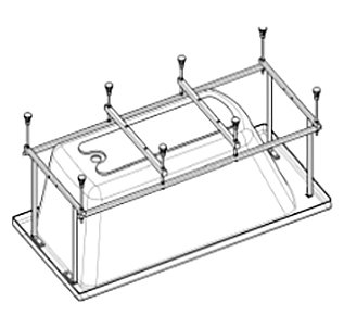 Акриловая ванна Excellent Sekwana 170x75 