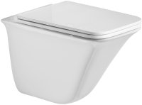 Унитаз WeltWasser Rotbach 004 GL-WT 10000003669 подвесной Белый глянец с сиденьем Микролифт Унитаз WeltWasser Rotbach 004 GL-WT 10000003669 подвесной Белый глянец с сиденьем Микролифт