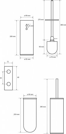 Ершик Bemeta Dark 102313060 