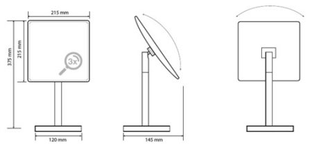 Косметическое зеркало Bemeta 116401312 