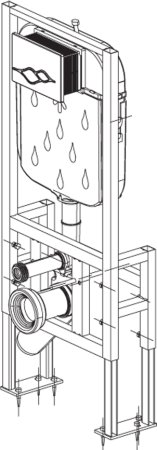 Система инсталляции для унитазов Creavit GR5004.00 