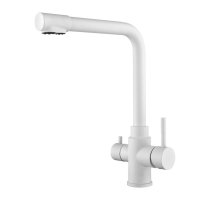 Смеситель Hansen H15085F для кухни белый