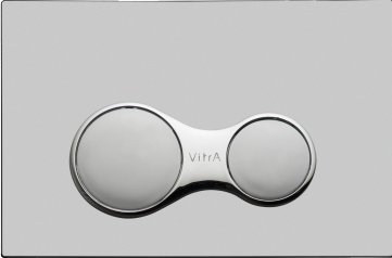 Кнопка смыва VitrA Sirius 740-0485 матовый хром 