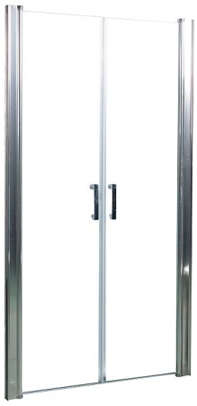 Душевая дверь в нишу River Suez 60 МТ 10000006432 профиль Хром стекло матовое 