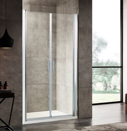 Душевая дверь в нишу River Suez 60 МТ 10000006432 профиль Хром стекло матовое 