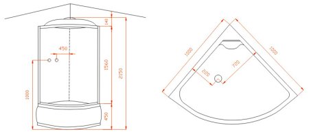 Душевая кабина Arcus AS-113 