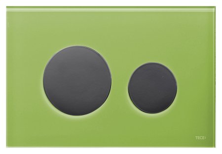 Кнопка смыва TECE Loop Modular 9240685 зеленая, кнопка на выбор 