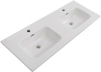 Керамическая раковина с двумя чашами BelBagno BB1200-2-ETL