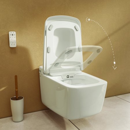 Унитаз подвесной VitrA V-CARE 7231B403-6216 Prime с пультом управления 