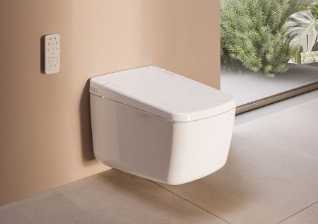 Унитаз подвесной VitrA V-CARE 7231B403-6216 Prime с пультом управления 