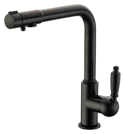 Смеситель для кухонной мойки Zorg Clean Water ZR 320 YF-33 антрацит 