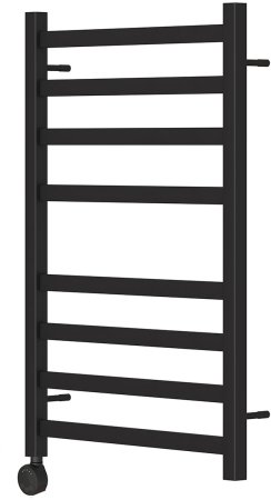 Полотенцесушитель электрический Point Меркурий PN83158BE П8 500x800 левый/правый, черный 