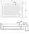 Душевой поддон прямоугольный RGW B/CL-S  800x1000 