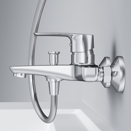 Смеситель для ванны AM.PM Gem F90A10000 Хром 