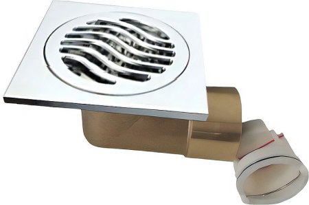 Душевой трап Gappo G81054 с решеткой Хром 