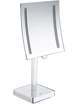 Косметическое зеркало WasserKRAFT K-1007 с LED-подсветкой, 3-х кратным увеличением 