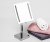 Косметическое зеркало WasserKRAFT K-1007 с LED-подсветкой, 3-х кратным увеличением 