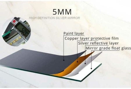 Зеркало Gappo 60 G602 с подсветкой с сенсорным выключателем 