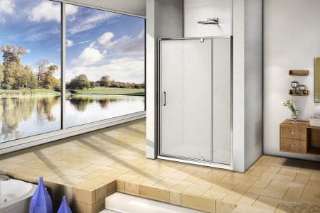 Душевая дверь в нишу Good Door Orion WTW-PD-130-G-CH 