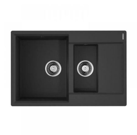 Мойка для кухни Omoikiri Daisen-78-2-BL 4993334 Черная 