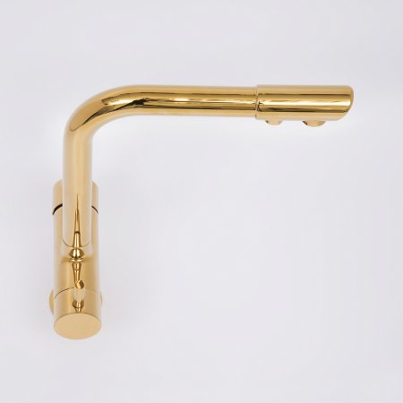 Смеситель WasserKRAFT A8377 для кухонной мойки, золото 