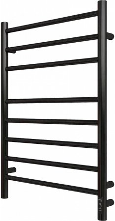 Электрический полотенцесушитель Grois Laura GR-132 500x 800 RAL 9005 П8 R Черный матовый 