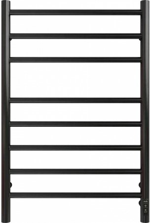 Электрический полотенцесушитель Grois Laura GR-132 500x 800 RAL 9005 П8 R Черный матовый 