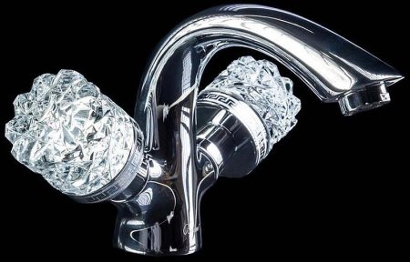Смеситель для раковины Boheme Crystal 271-CRST Хром 