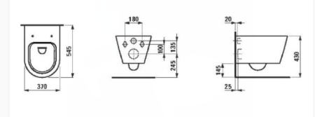 Унитаз подвесной Laufen Kartell Rimless 8.2033.6.000.000.1 