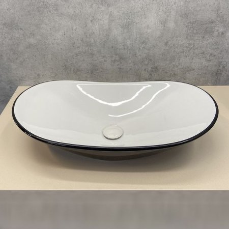 Раковина-чаша Comforty 62 7811ABW 00004139811 Черная Белая 