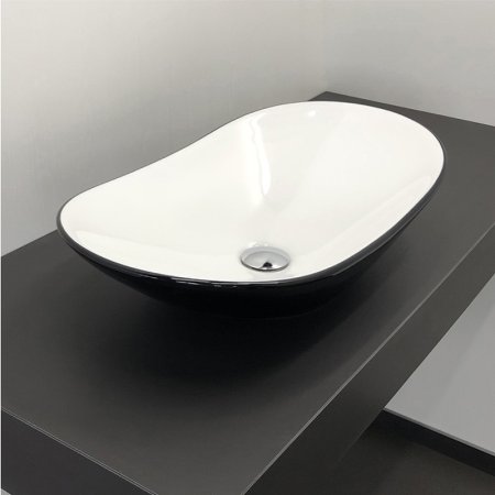 Раковина-чаша Comforty 62 7811ABW 00004139811 Черная Белая 