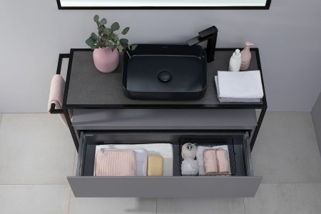 Столешница под раковину Allen Brau Priority 120 1.31012.GR-S Графит структ 