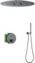 Душевая система встроенная с термостатом Timo Saona черное золото (SX-2370/18SM) 