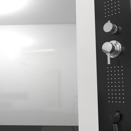 Душевая кабина Black&White Galaxy 8708000 с гидромассажем 