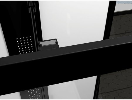 Душевая кабина Black&White Galaxy 8708000 с гидромассажем 