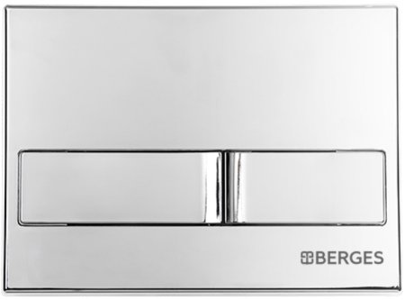 Клавиша смыва Berges Novum L3 040013 Хром 