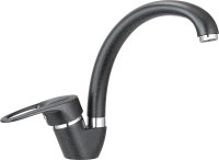 Смеситель Granula ST-03 для кухонной мойки, черный