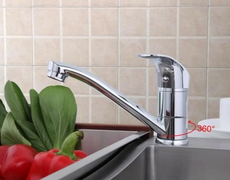 Смеситель для кухни Frap H36 F4536 Хром 